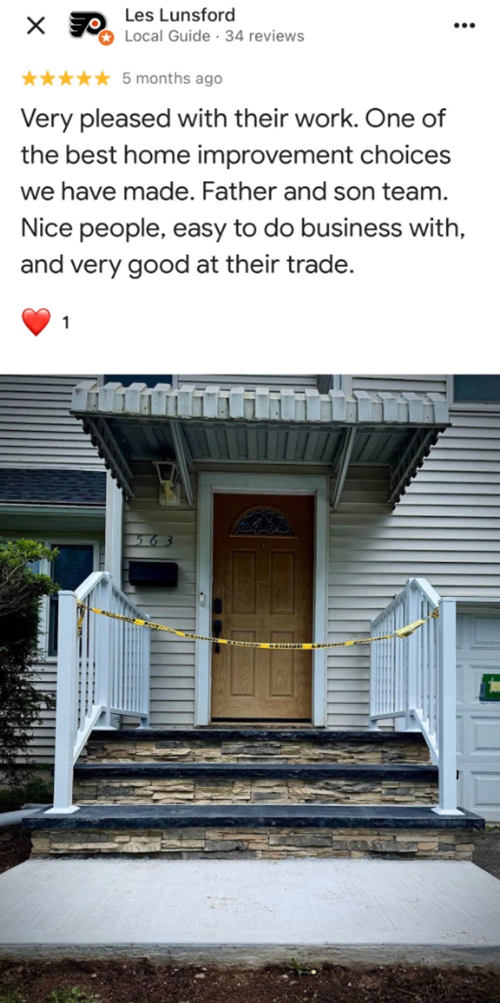 Gallery photos for Stairway Renovation for Safety and Style in Township of Washington: Image #4