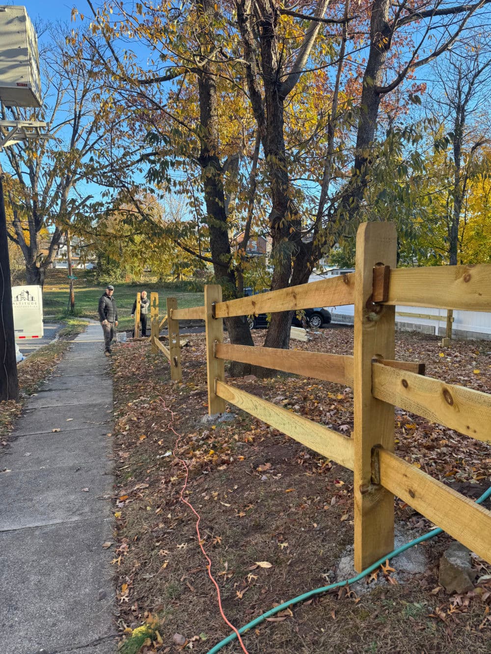 Gallery photos for Farm-Style Fence Installation in Nutley NJ: Image #1