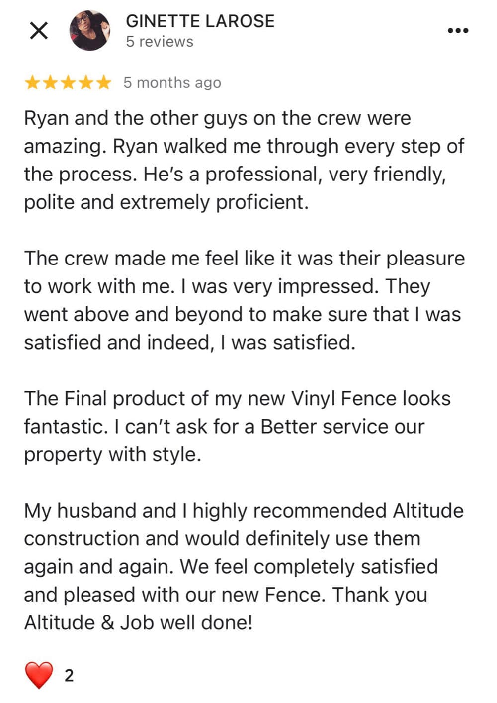 Gallery photos for Vinyl Fence Installation in Union NJ: Image #5