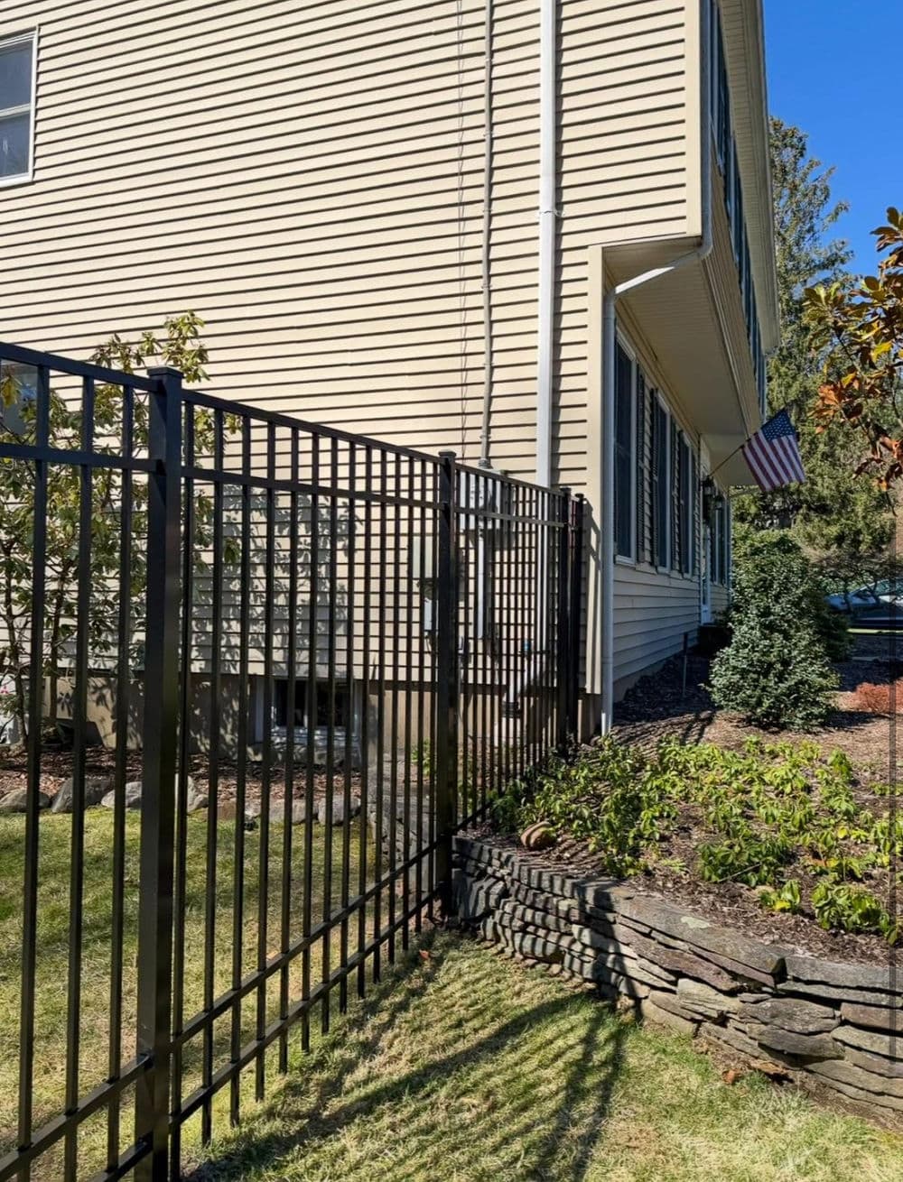 Gallery photos for 6ft Aluminum Fence Installation to Keep Deer Out in Woodcliff Lake: Image #1