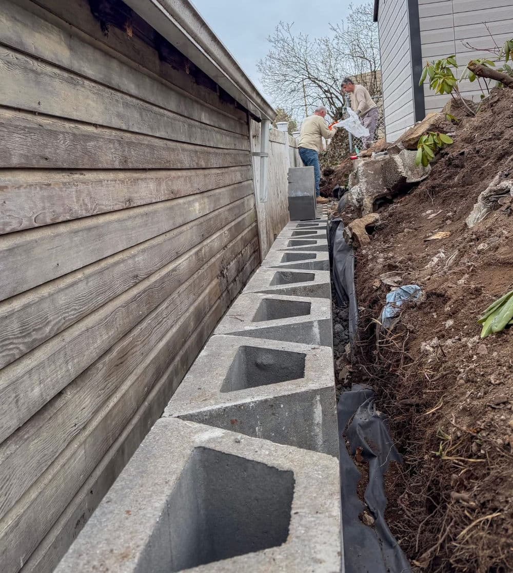 Gallery photos for Failing Retaining Wall Replaced Before It Caused Real Damage: Image #2