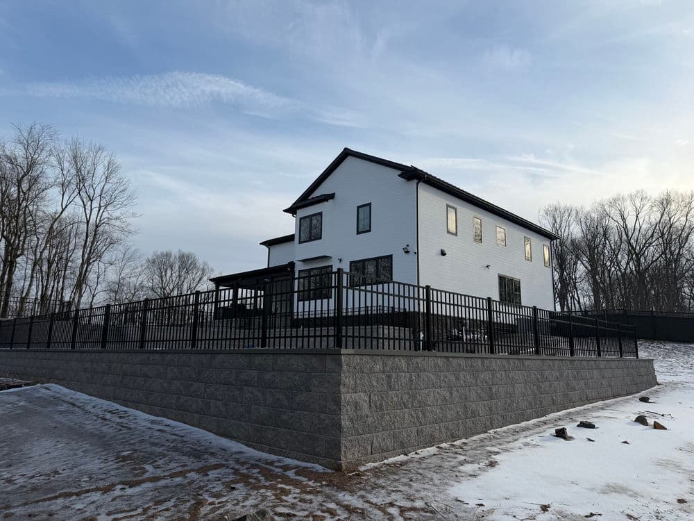 Gallery photos for Retaining Wall System Turns Sloped Backyard Into Usable Space: Image #4