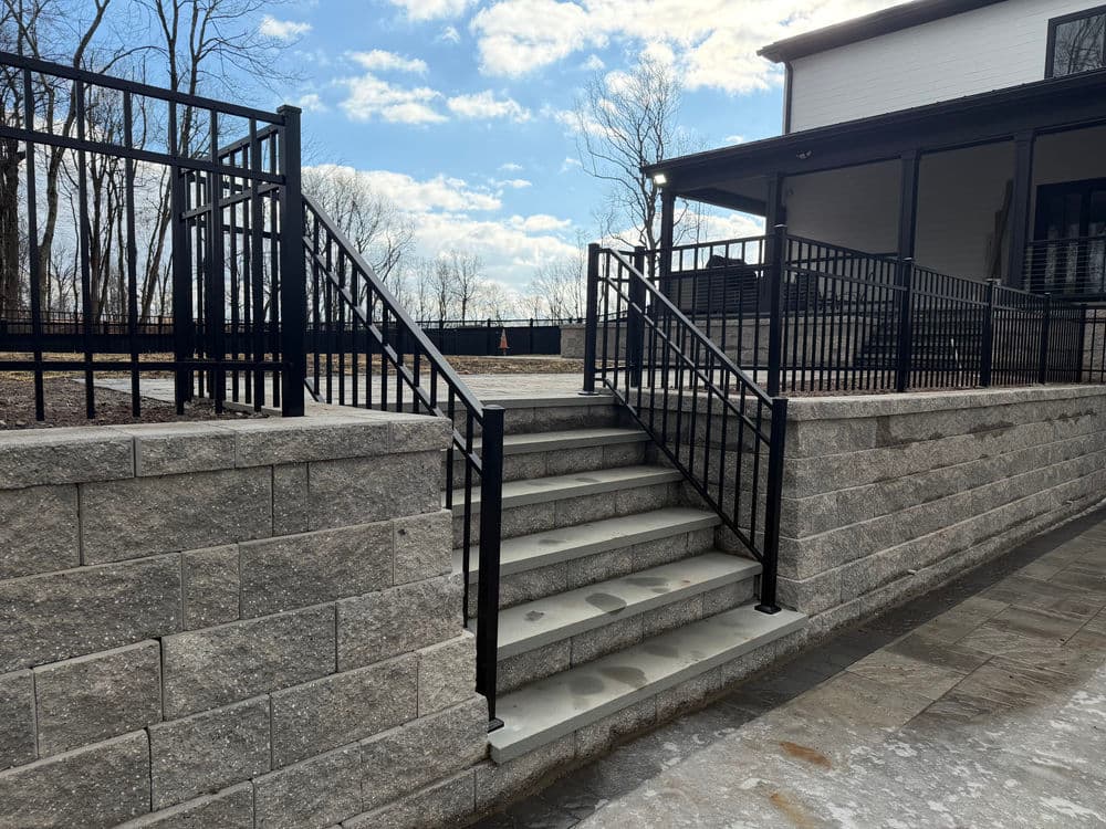 Gallery photos for Retaining Wall System Turns Sloped Backyard Into Usable Space: Image #5