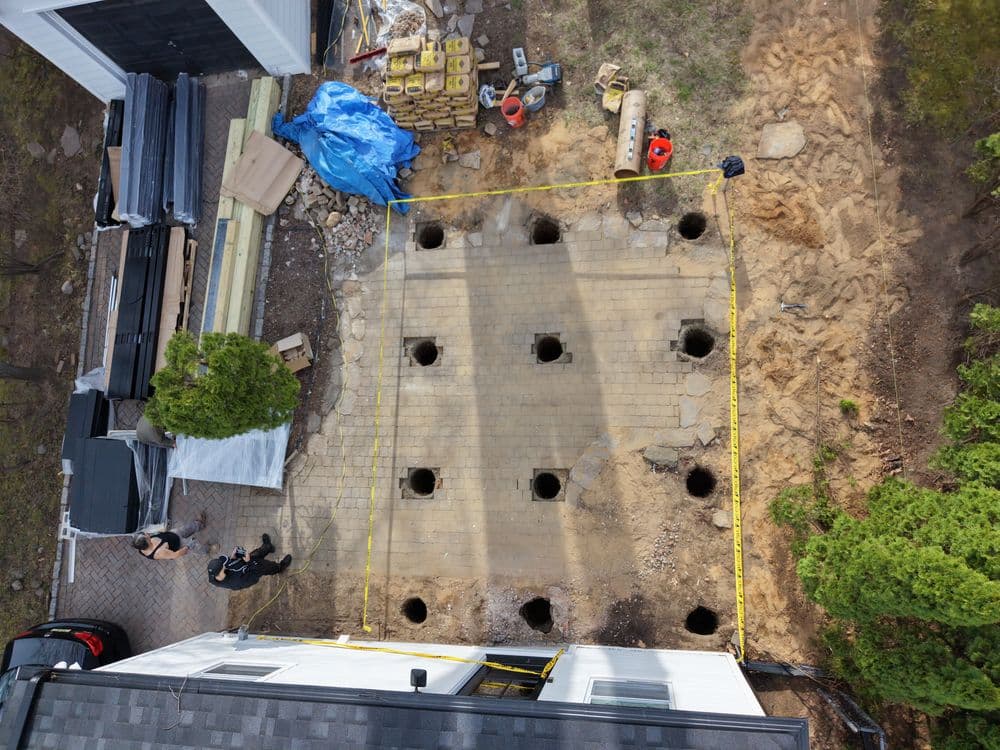 Gallery photos for Composite Deck Build Turns Unused Backyard Into Outdoor Living Space in Teaneck NJ: Image #7