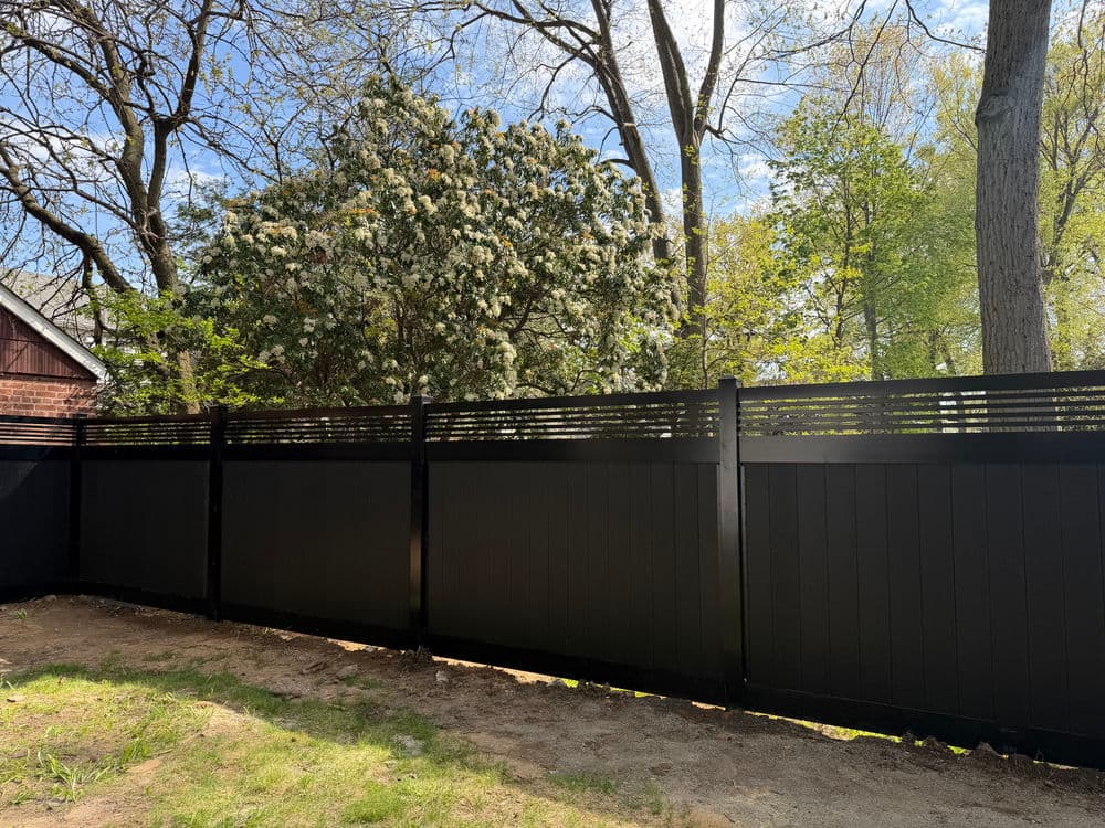Gallery photos for Black 6-Foot Composite Fence Install in Teaneck NJ: Image #1