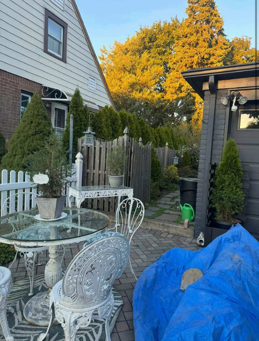 Gallery photos for Custom Black Cedar and Aluminum Fence Install in Fair Lawn NJ: Image #3