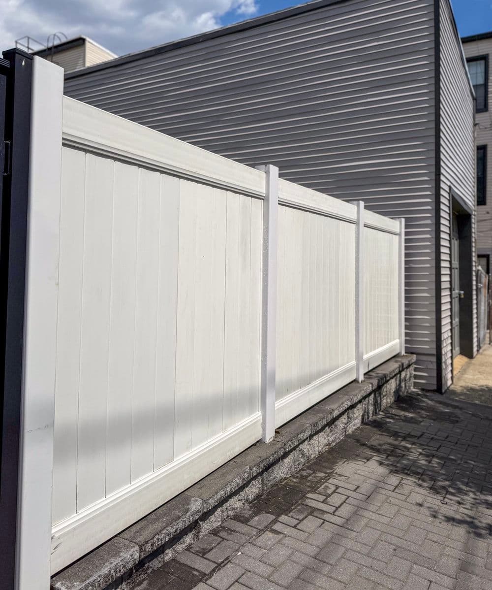 Project Vinyl Privacy Fence Install Adds Curb Appeal in Secaucus image
