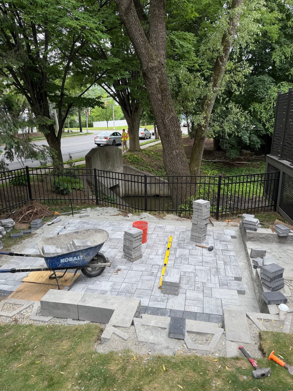 Gallery photos for Composite Fence and Paver Patio Upgrade in Paramus NJ: Image #4