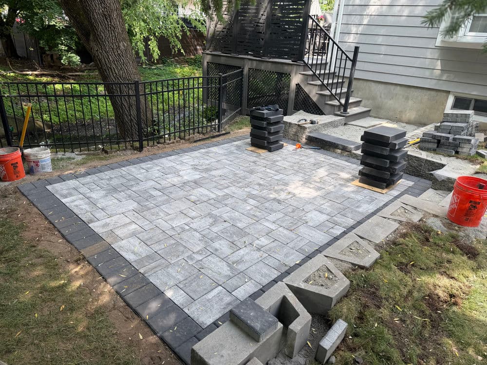 Gallery photos for Composite Fence and Paver Patio Upgrade in Paramus NJ: Image #3