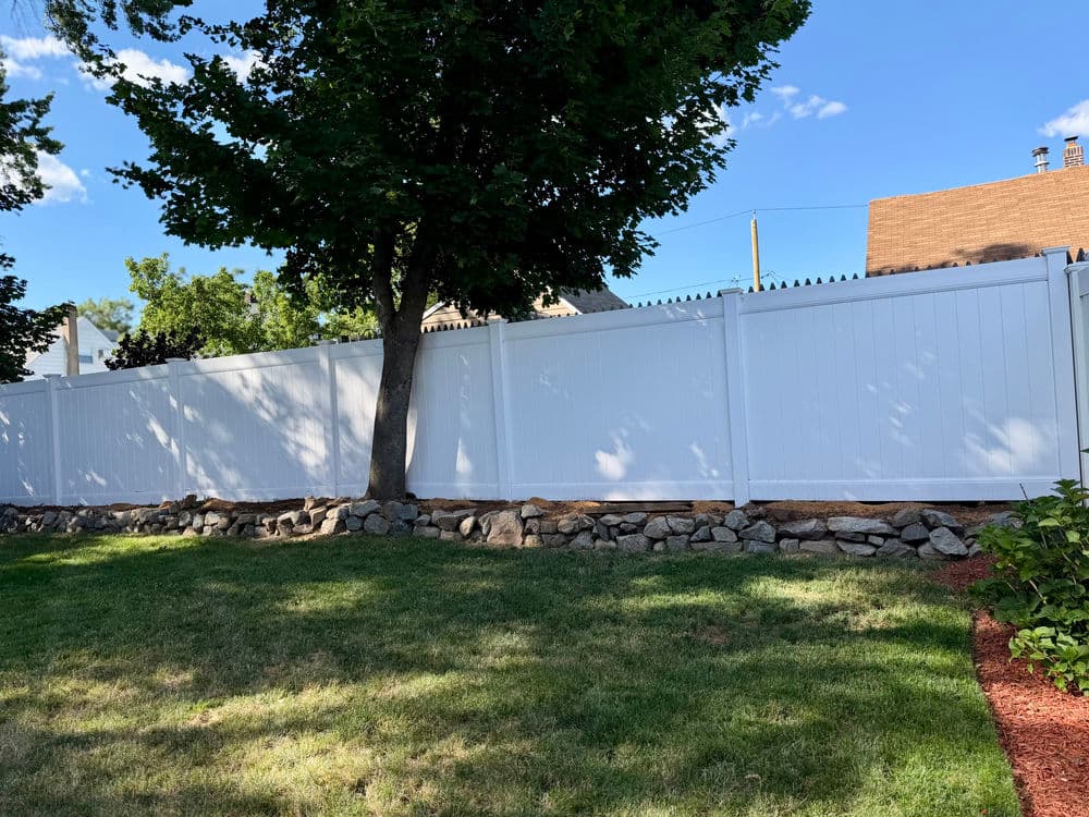 Full Privacy Vinyl Fence Install in Lodi NJ image
