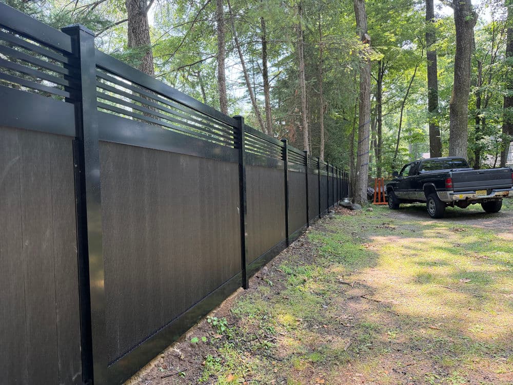 Gallery photos for Wood Fence Replaced with Composite in Woodcliff Lake NJ: Image #2