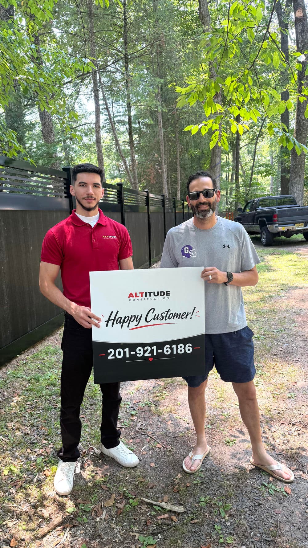 Gallery photos for Wood Fence Replaced with Composite in Woodcliff Lake NJ: Image #5