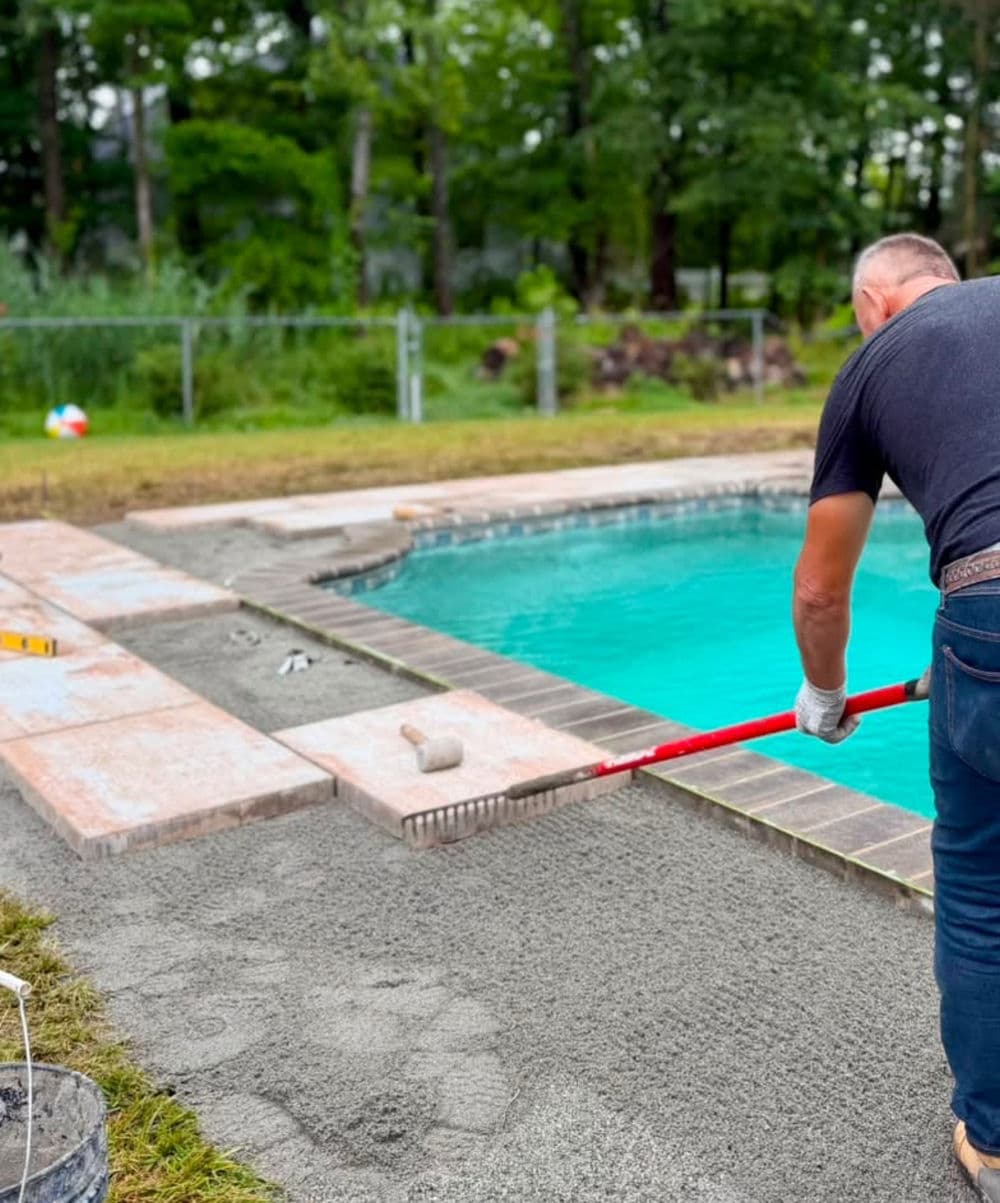 Gallery photos for Concrete Pool Deck Replaced with Cambridge Pavers in Parsippany-Troy Hills: Image #5