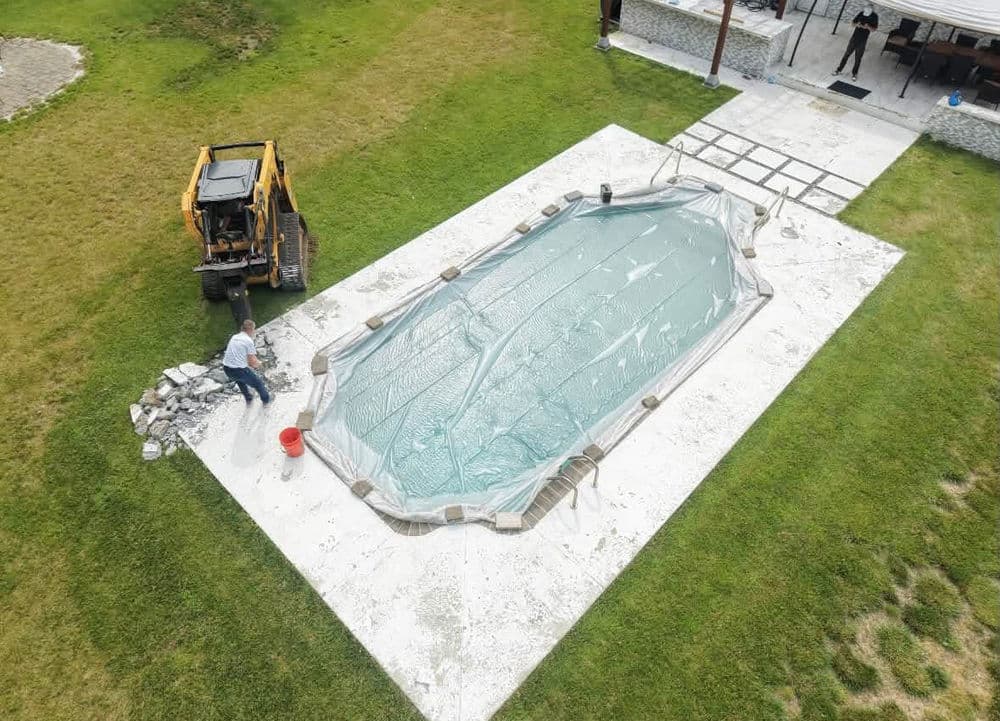 Gallery photos for Concrete Pool Deck Replaced with Cambridge Pavers in Parsippany-Troy Hills: Image #6