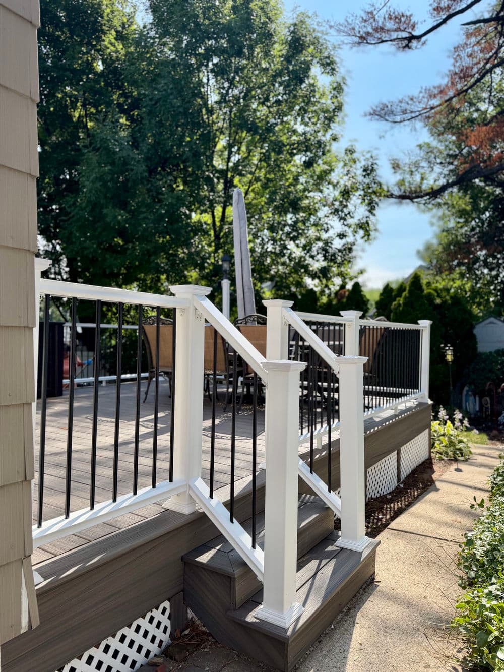 Project New Trex Composite Deck Build in River Edge NJ image
