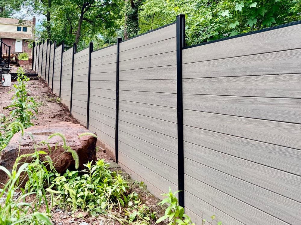 Gallery photos for Low-Maintenance Composite Fence Installation in Tenafly NJ: Image #1