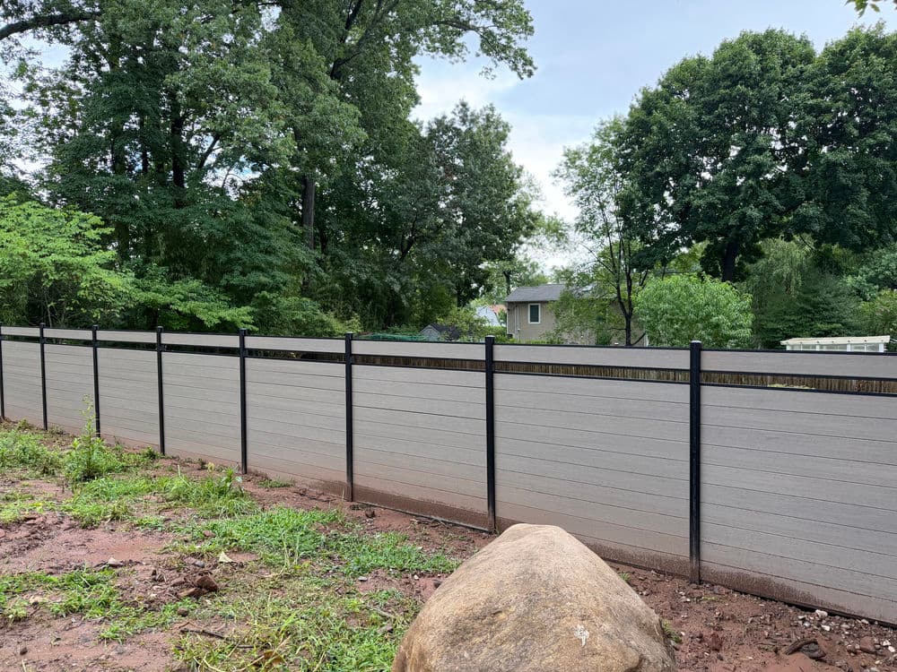 Gallery photos for Low-Maintenance Composite Fence Installation in Tenafly NJ: Image #4