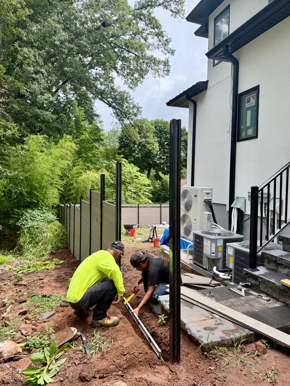 Gallery photos for Low-Maintenance Composite Fence Installation in Tenafly NJ: Image #5
