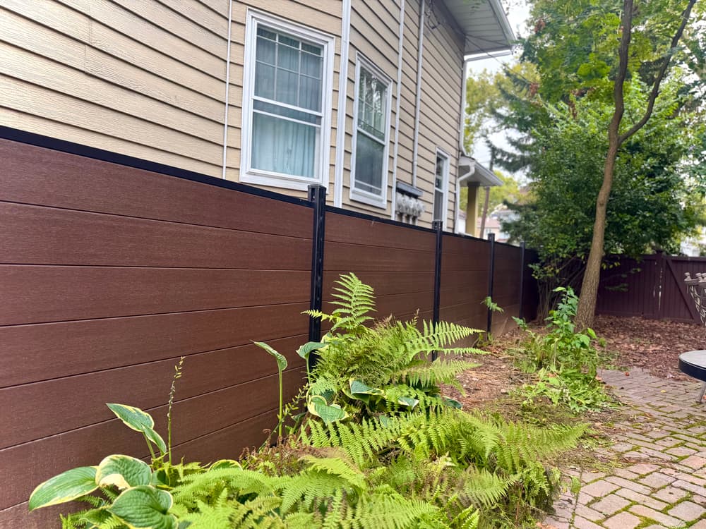 Gallery photos for Brown Composite Fence Installation in Rutherford NJ: Image #3