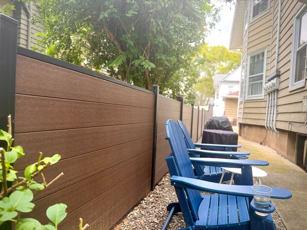 Gallery photos for Brown Composite Fence Installation in Rutherford NJ: Image #4