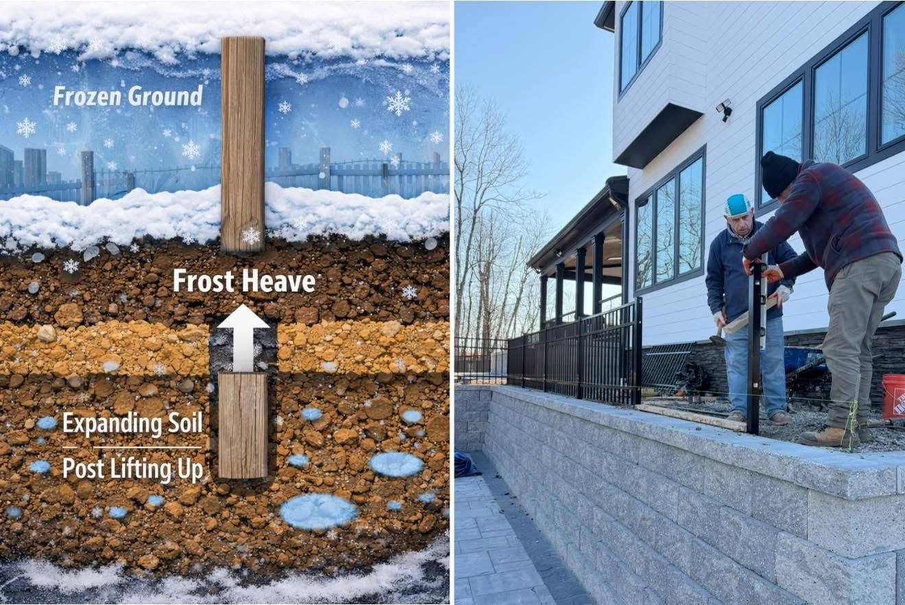 How does Frost Heave impact your fence installation in Bergen County? image