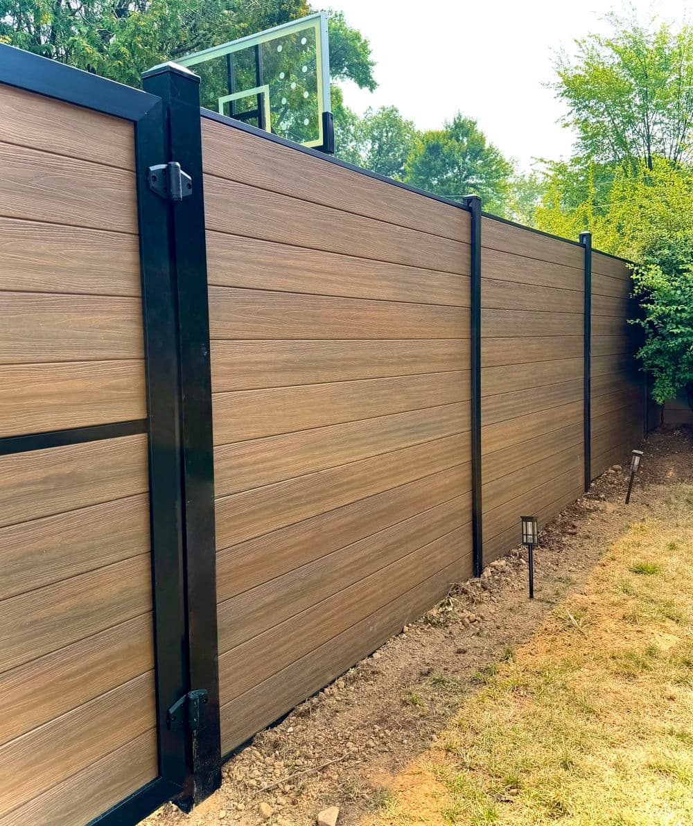 Gallery photos for Elevate Your Privacy - Cedar Look Composite Fence in Hackensack: Image #5