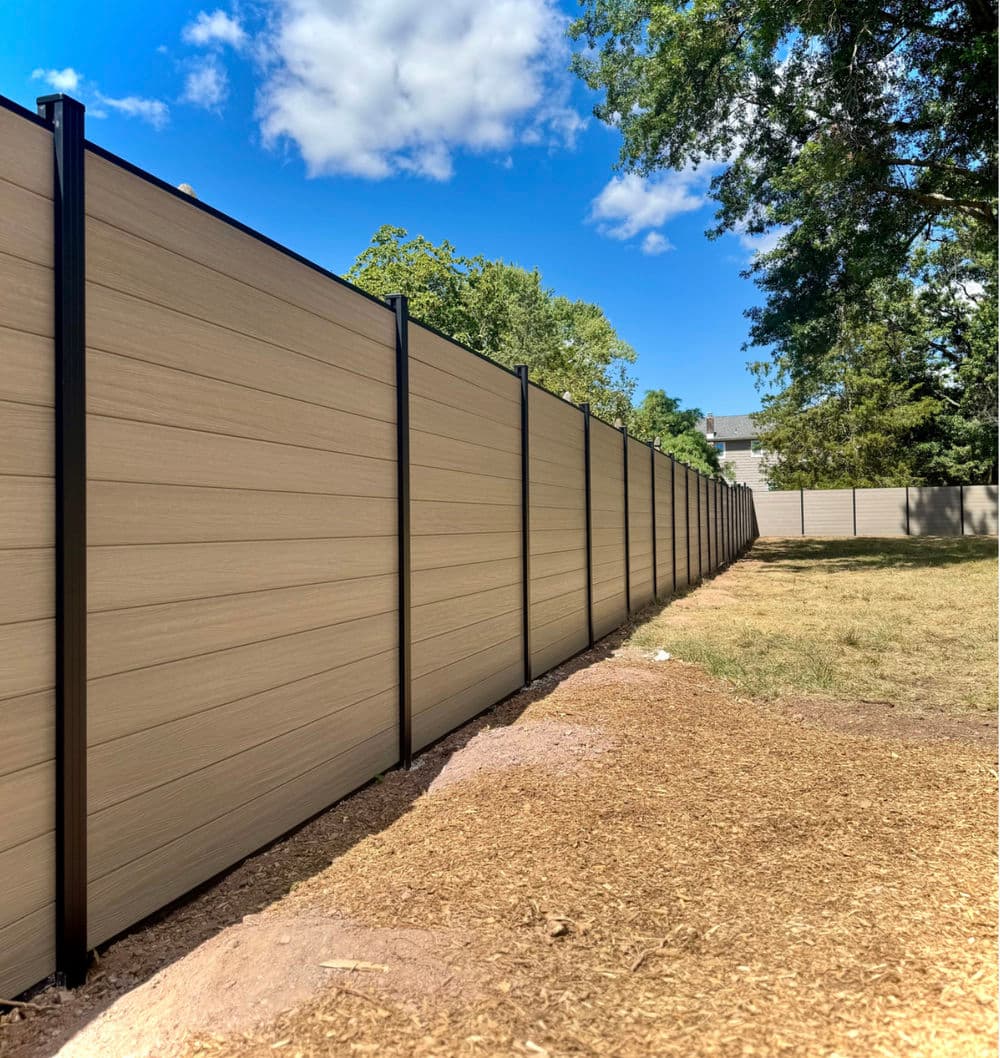 Gallery photos for New Composite Privacy Fence Installation in North Brunswick Township: Image #1