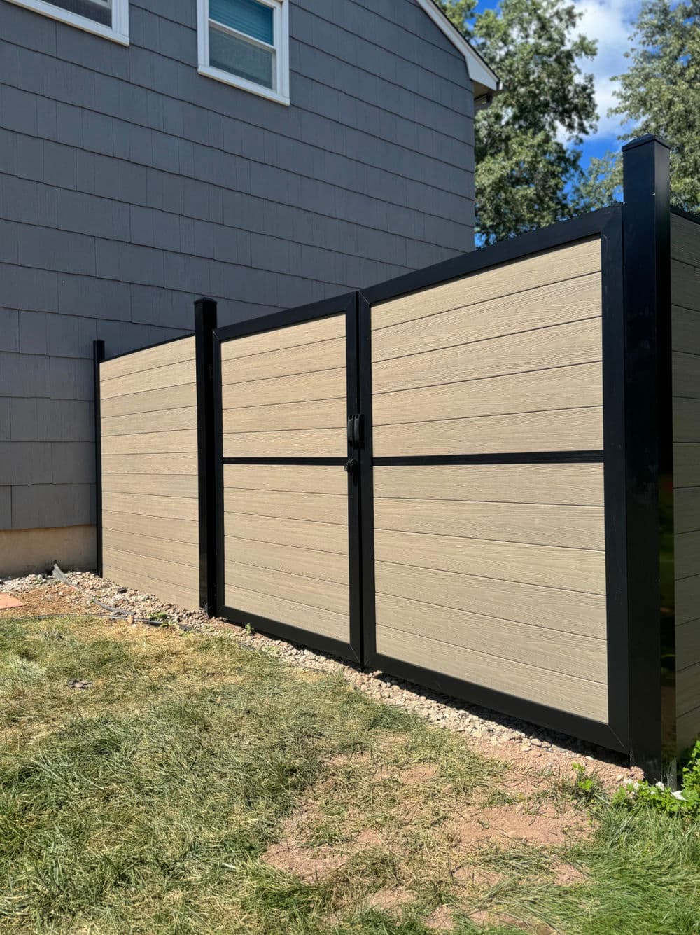 Gallery photos for New Composite Privacy Fence Installation in North Brunswick Township: Image #3