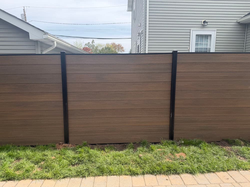 Gallery photos for 6 Ft Composite Privacy Fence Installation in Clifton NJ: Image #2