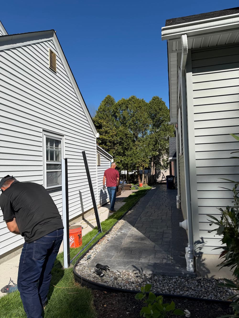 Gallery photos for 6 Ft Composite Privacy Fence Installation in Clifton NJ: Image #3