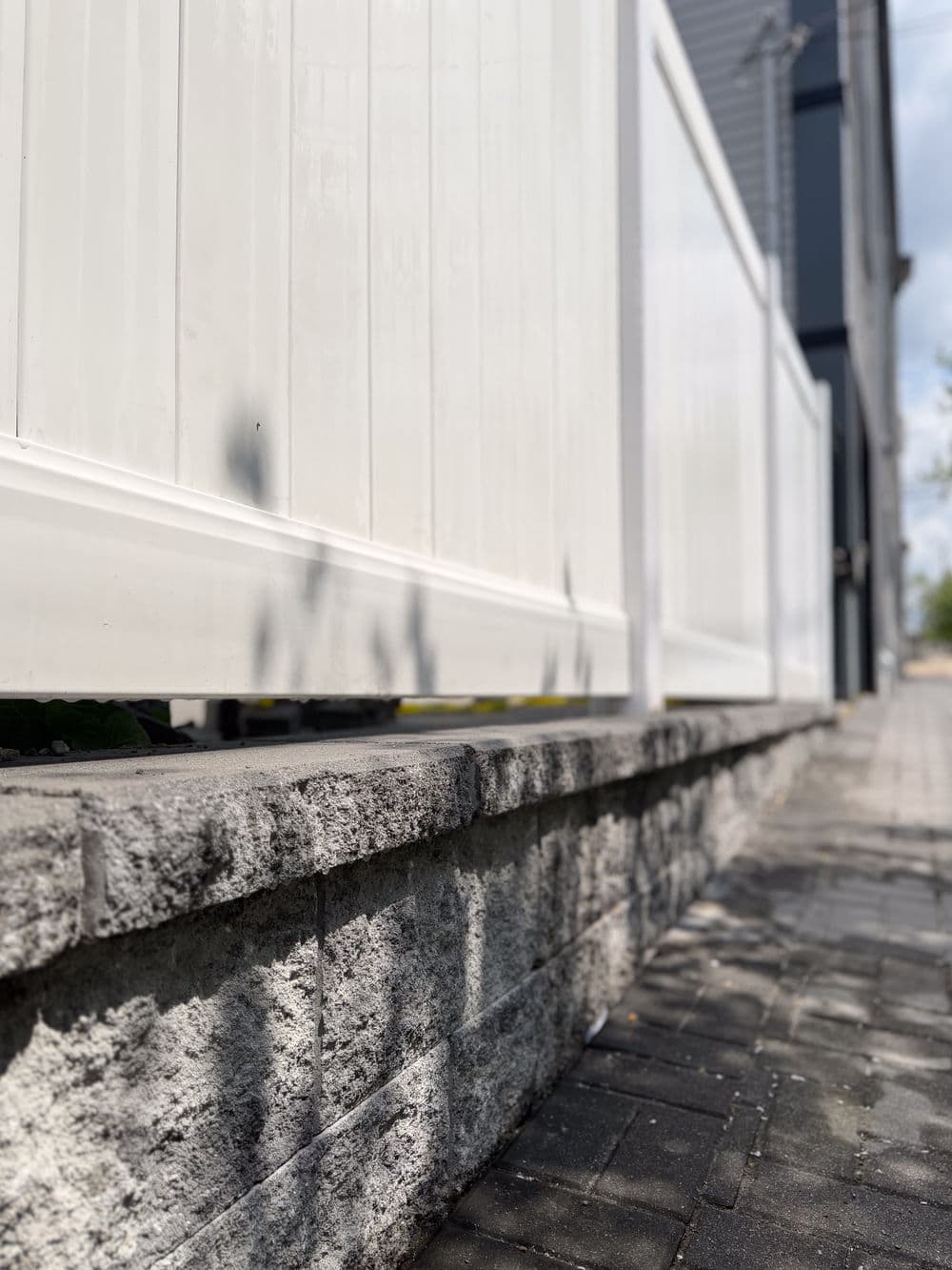Gallery photos for Vinyl Privacy Fence Install Adds Curb Appeal in Secaucus: Image #1