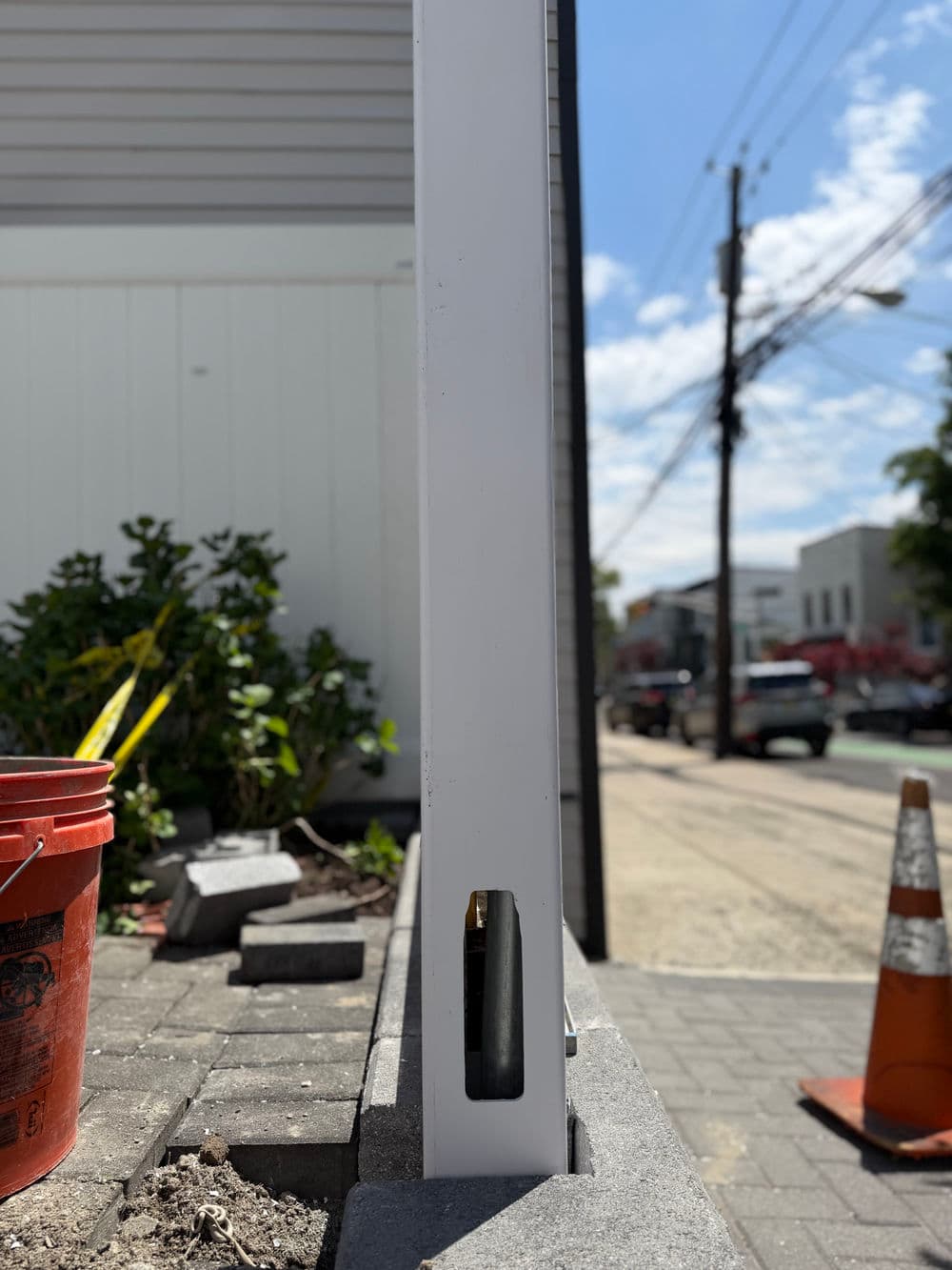 Gallery photos for Vinyl Privacy Fence Install Adds Curb Appeal in Secaucus: Image #2