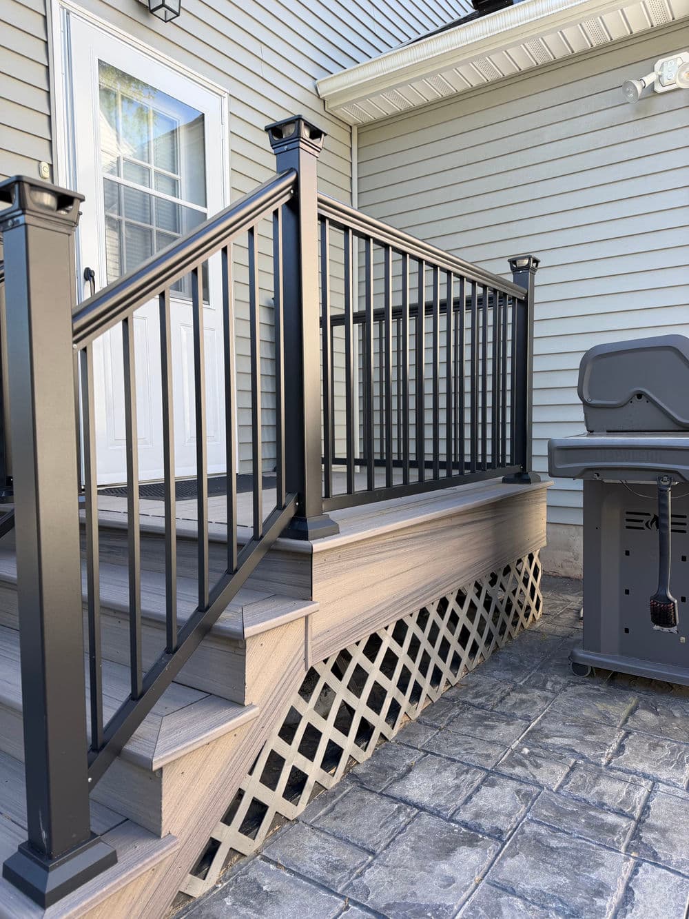Gallery photos for Composite Porch Stairs Built to Last in Clifton NJ: Image #2