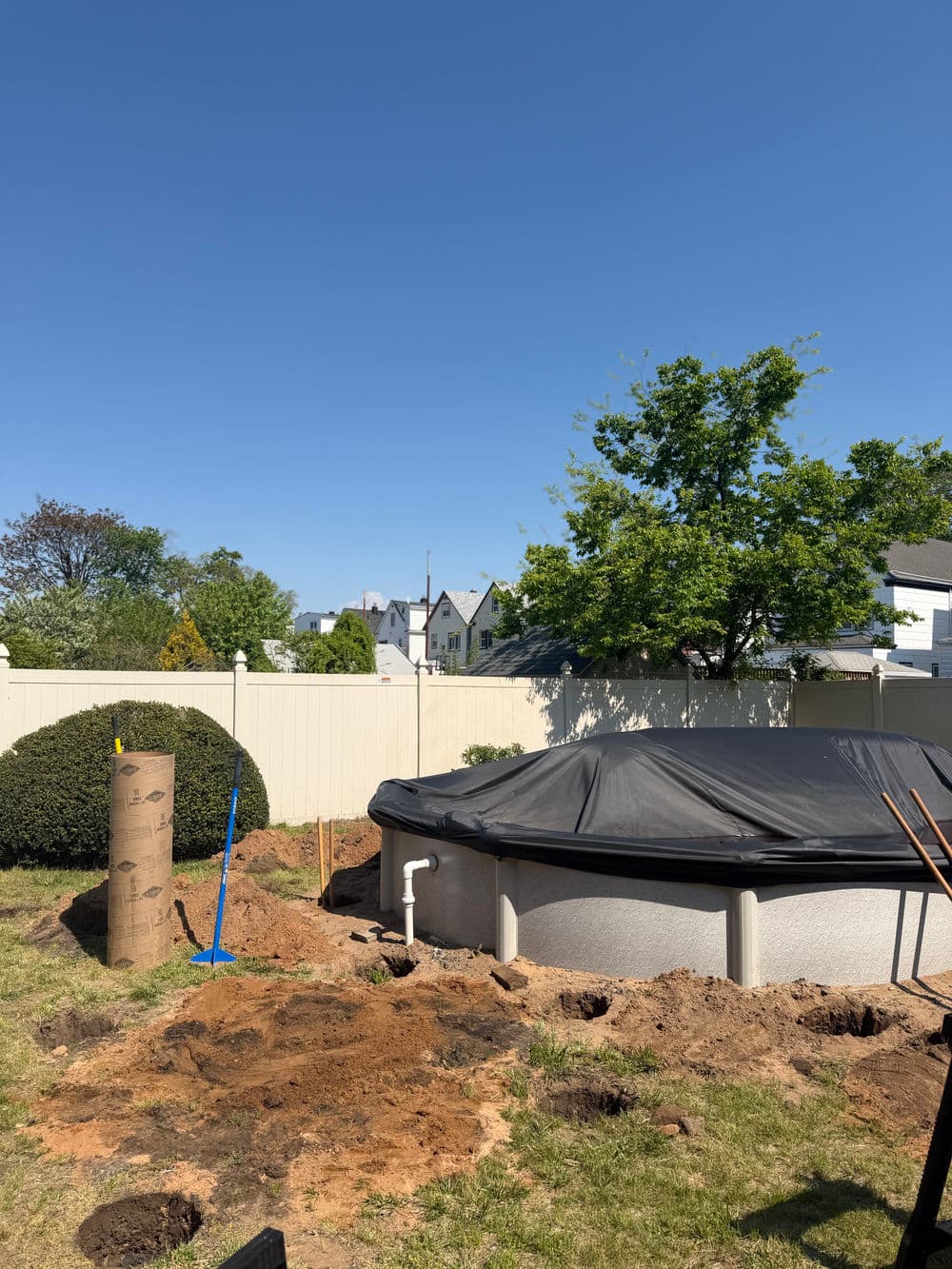 Gallery photos for Custom Composite Pool Deck Built in Secaucus NJ: Image #6