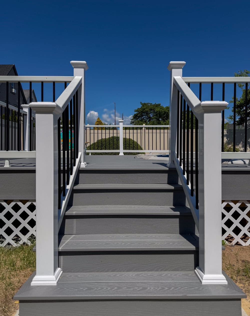 Gallery photos for Custom Composite Pool Deck Built in Secaucus NJ: Image #4