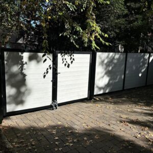 White Composite Fence