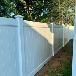 White Privacy Fence