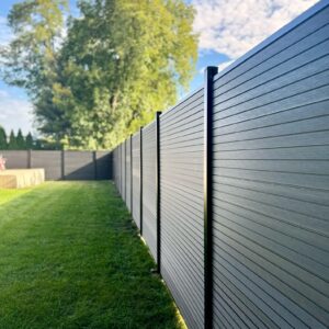 Black Composite Fence