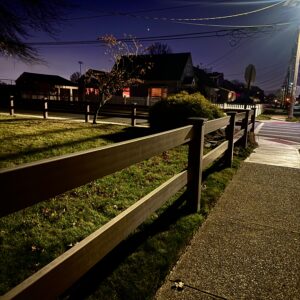 Split Rail Brown Fence