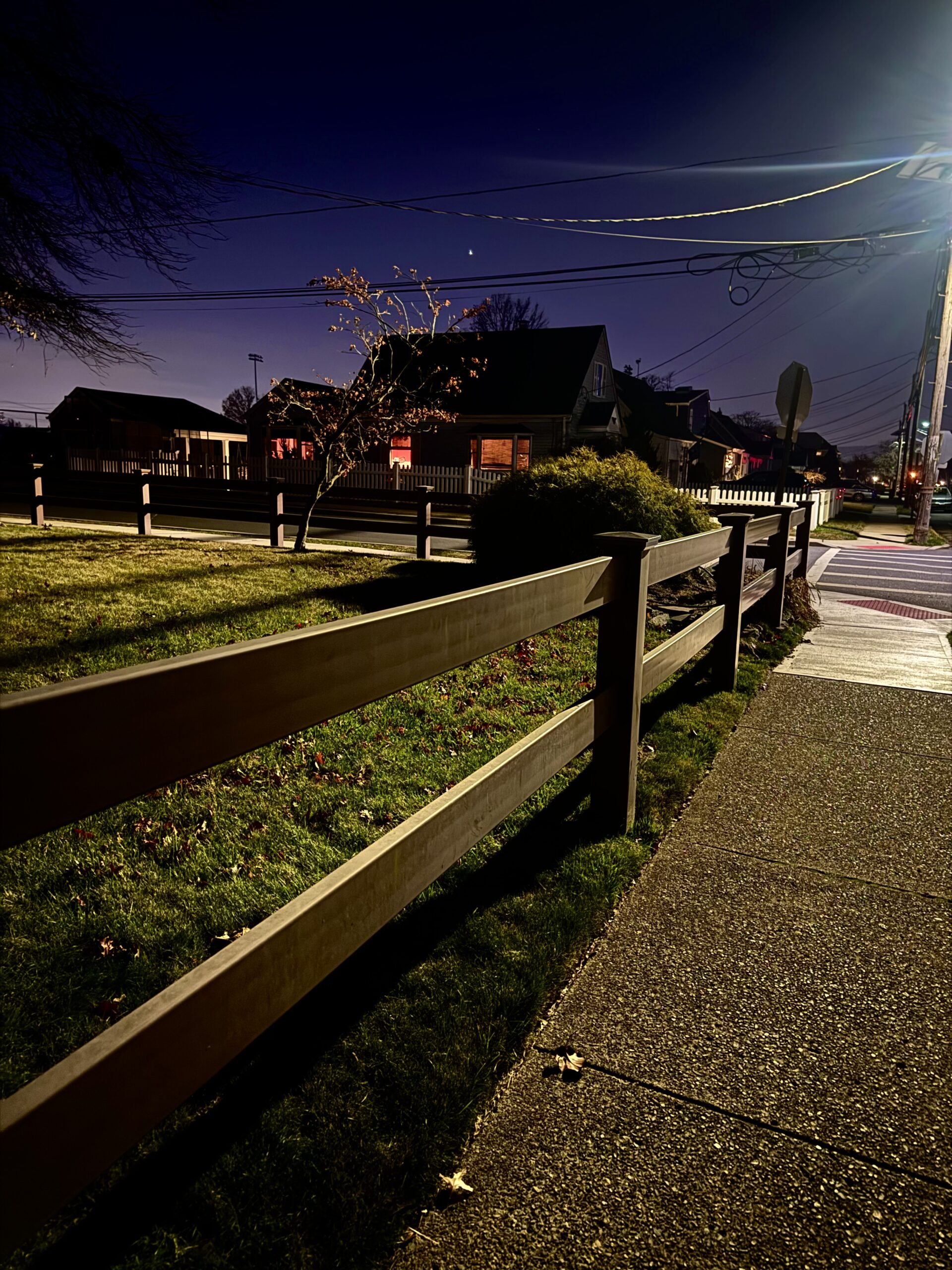 Split Rail Brown Fence