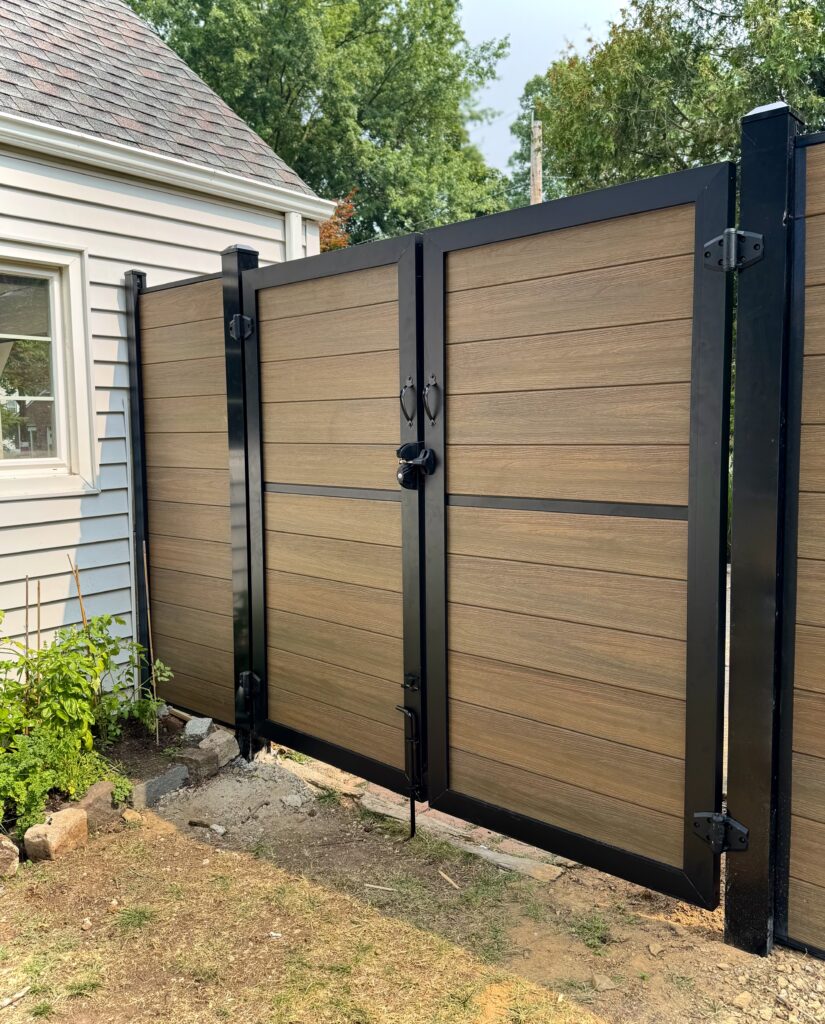 Natural Wood Composite Fence